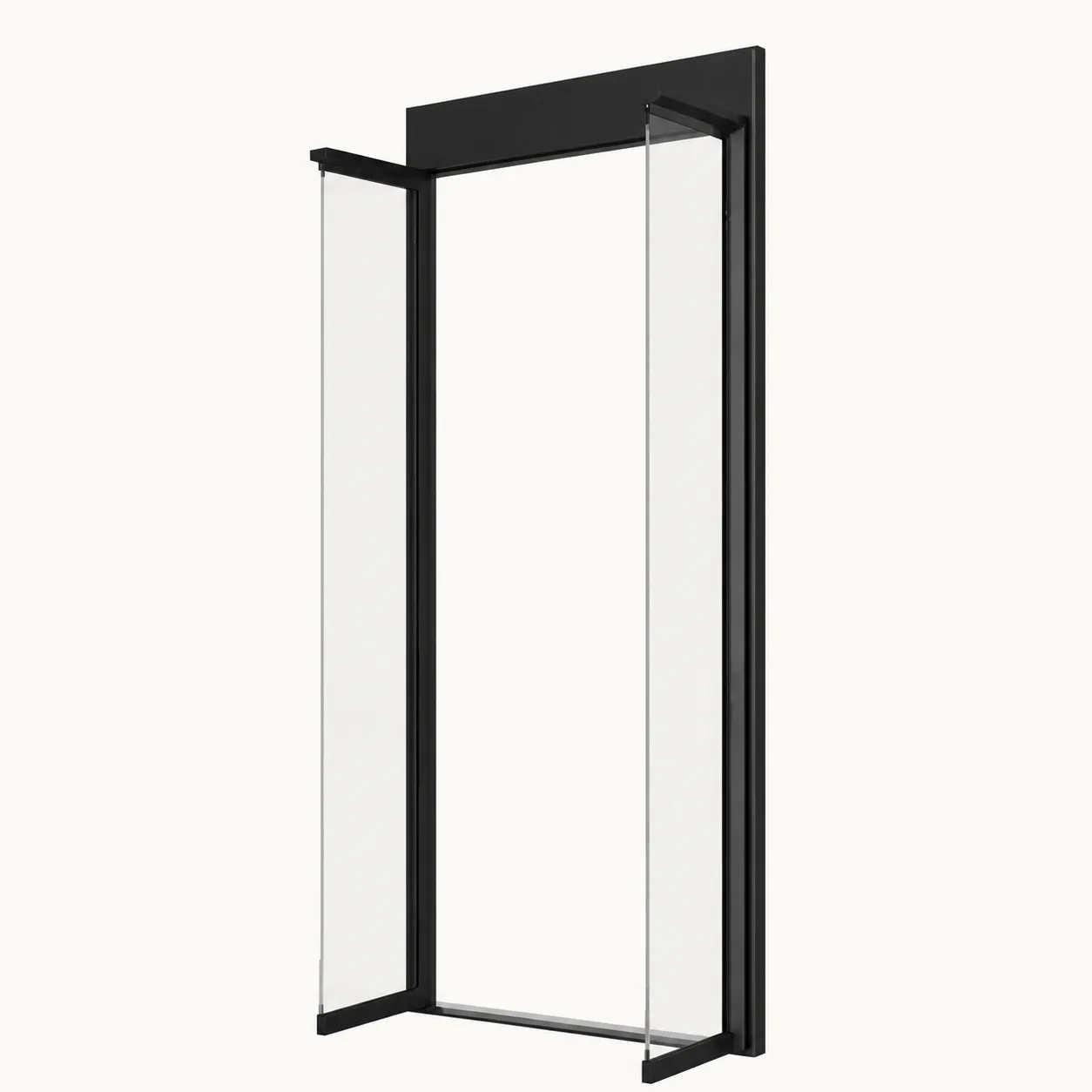 ASD automatic dual swing landing door