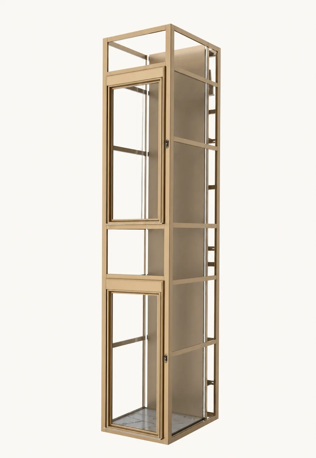 Champagne gold Home elevator shaft frame
