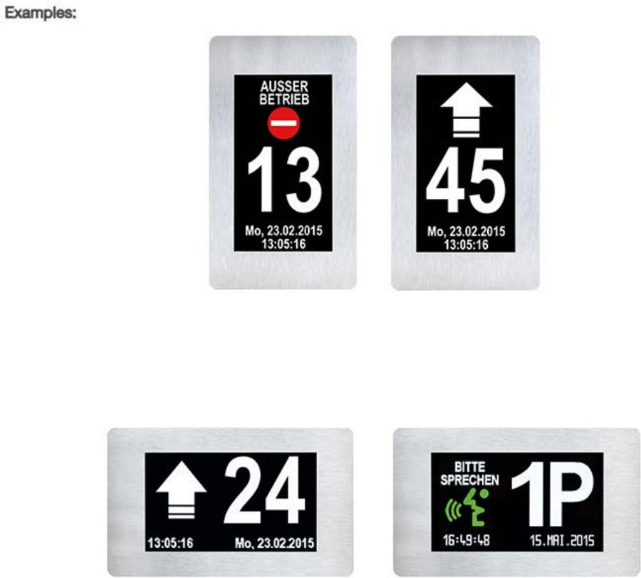 LiSY5 full-colour landing displays