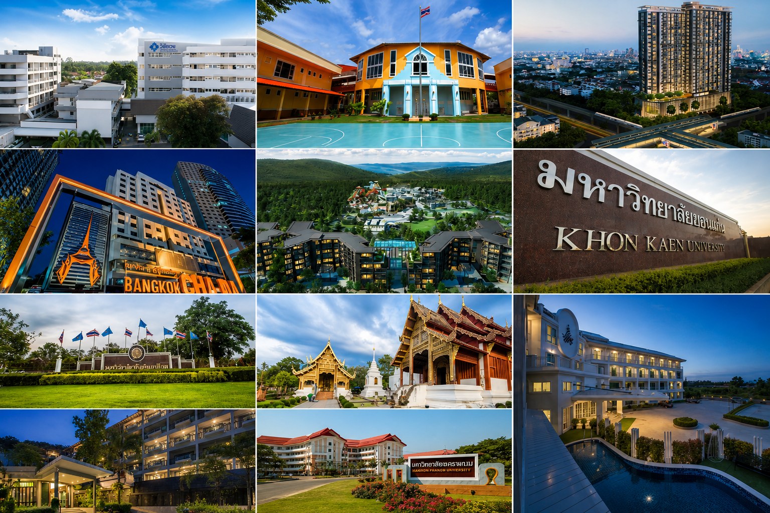 Selected Schneider Lift project locations across Thailand