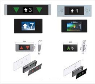 SAMI TFT and LED display modules